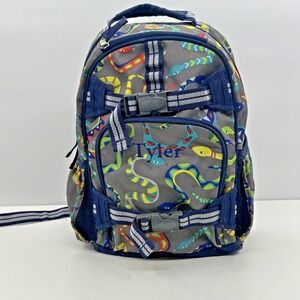 Pottery Barn Kids Gray Snakes Small Mackenzie Backpack Monogram Tyler